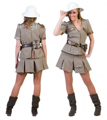 Dschungel Safari Kostüm Damen