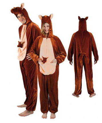 Känguru Kostüm Damen und Herren