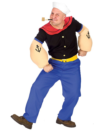 Popeye Kostüm Erwachsene