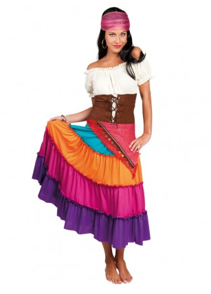 Wahrsagerin Zigeunerin Kostüm für Damen