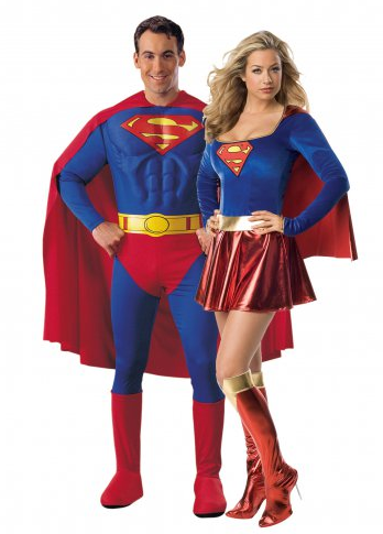 Partnerkostüm Superhelden