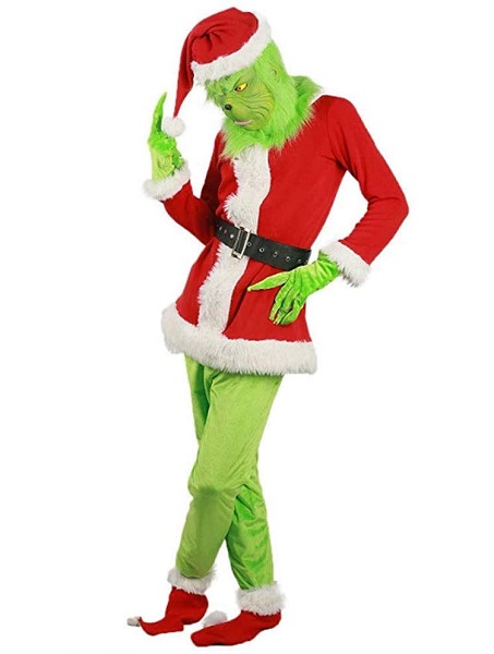 Grinch Kostüm Herren Männer Erachsene